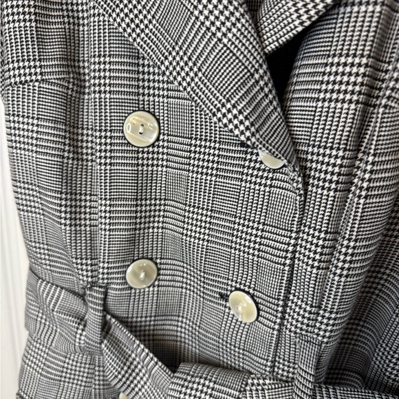 Vintage Plaid Sleeveless Dress with Belt - Picture 3 of 5